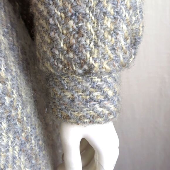 Coat Wool Gray Tapestries Ireland Limited Wool Coat Large - Picture 9 of 10